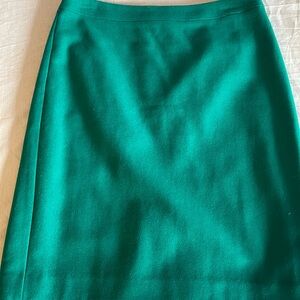 J. Crew Emerald Green Pencil Skirt